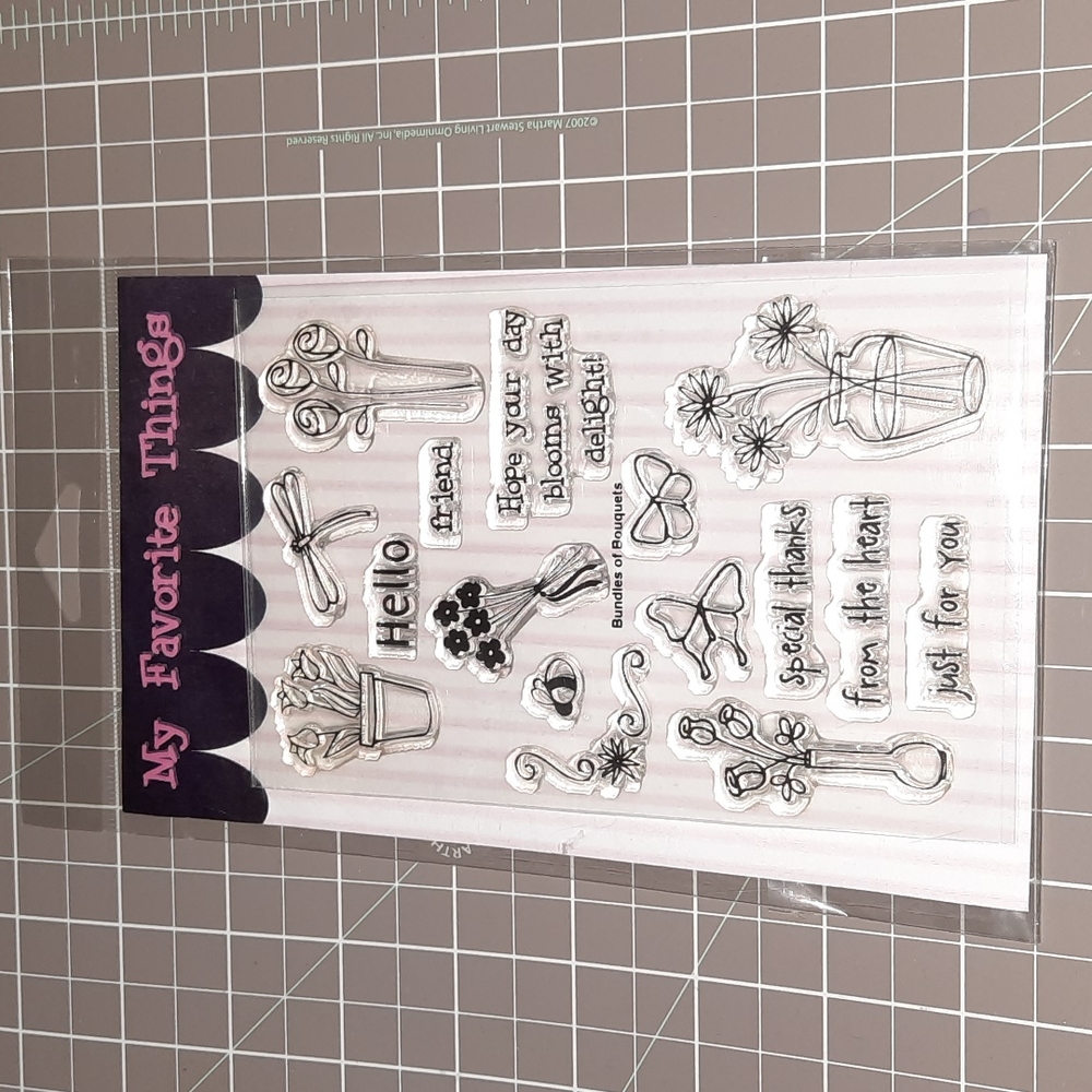 Bundles of Bouquets clear stamp set
